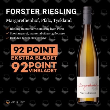 2020 Forster Riesling, Margarethenhof, Pfalz, Tyskland